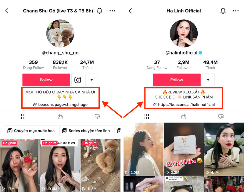 Tối ưu TikTok Bio với CTA