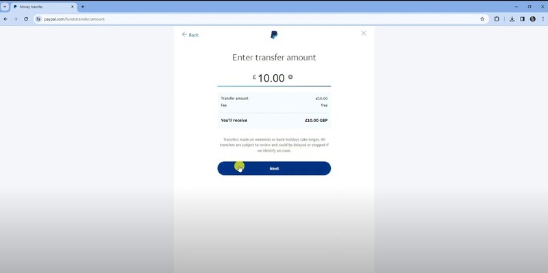 Chuyển tiền từ tài khoản ngân hàng vào PayPal