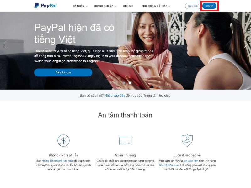 làm thẻ paypal