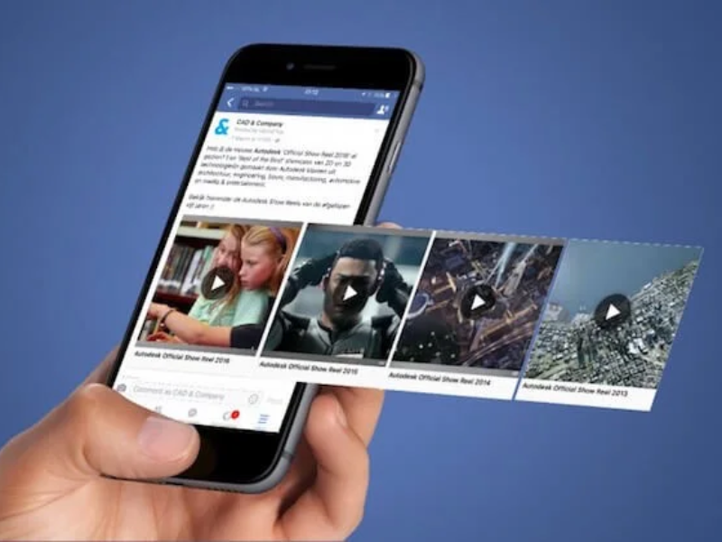 Cách quảng cáo video trên Facebook - Dùng video chứa đường link hoặc là quảng cáo xoay vòng