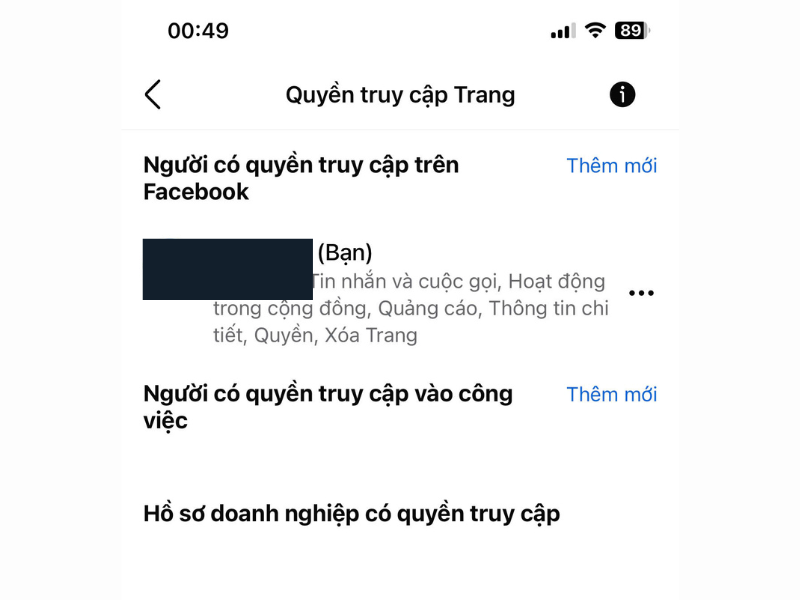 chuyển quyền quản trị Fanpage