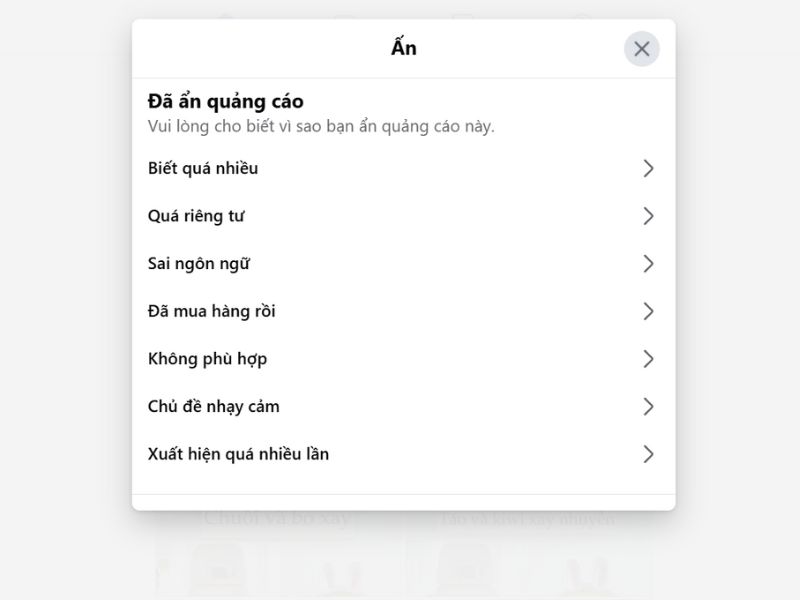 hướng dẫn chặn tắt quảng cáo trên fanpage