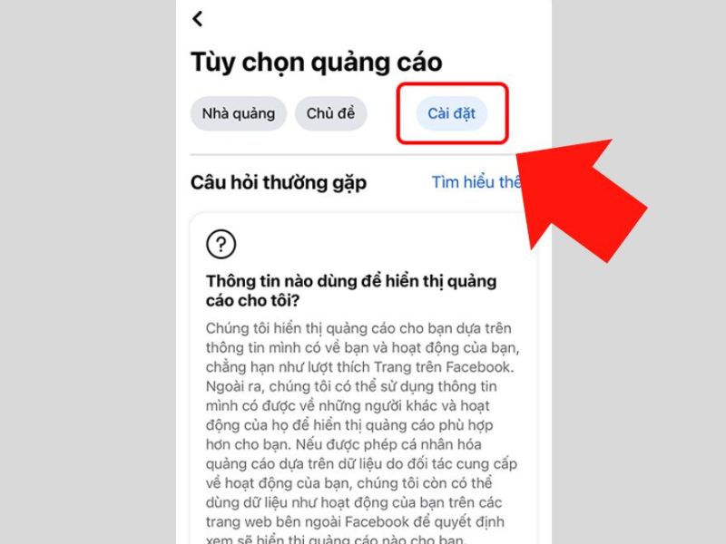 tắt quảng cáo trên fanpage như thế nào