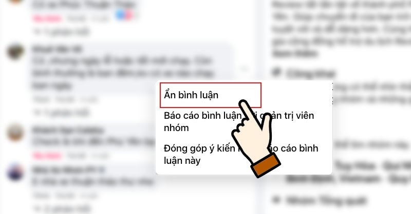 cách không cho người khác xem bình luận trên fanpage