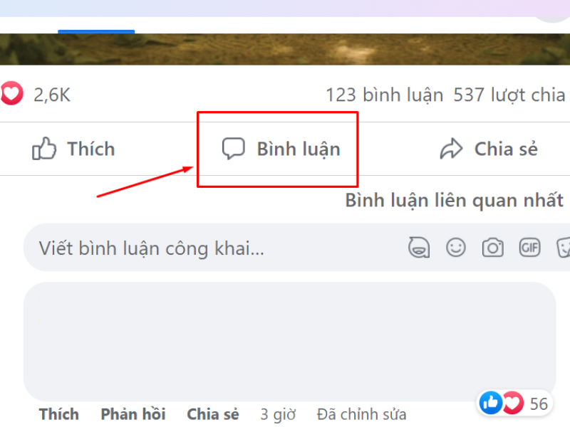 Chạy quảng cáo giúp tăng bình luận trên Facebook