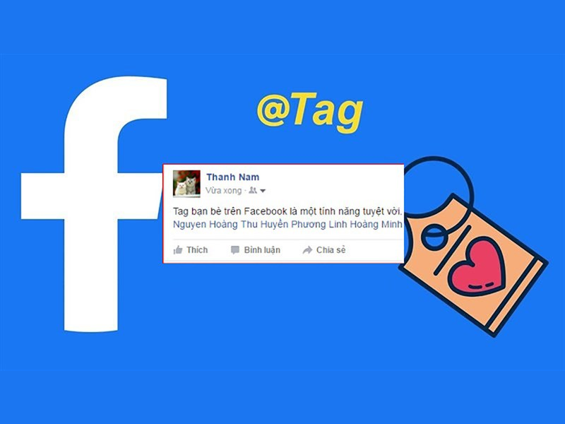 Gắn thẻ trên Facebook là tính năng được người dùng nền tảng này sử dụng rộng rãi