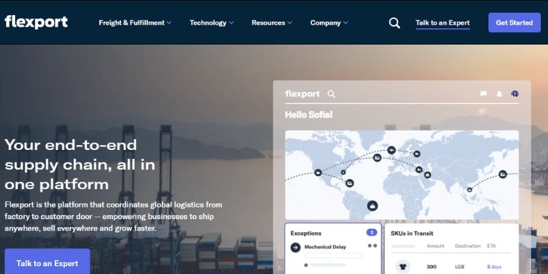 Flexport là đơn fulfillment sản phẩm nhựa uy tín