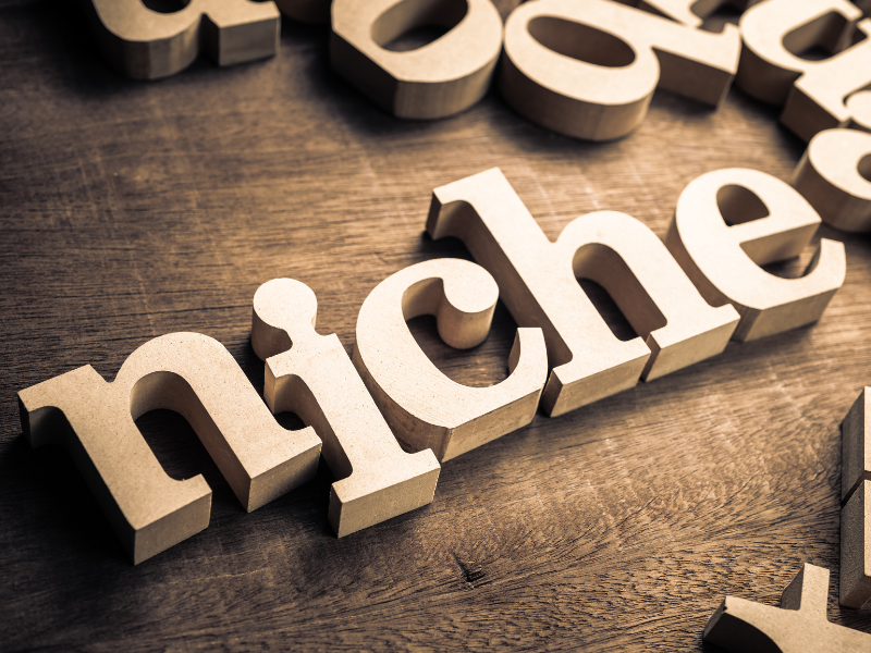 Niche (thị trường ngách) là một phân khúc nhỏ trong thị trường lớn